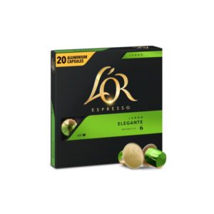 Lungo Elegante UTZ L'OR, boîte de 20 capsules